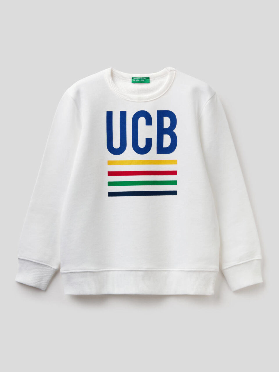 Sudadera de algodón puro con logotipo image number 1