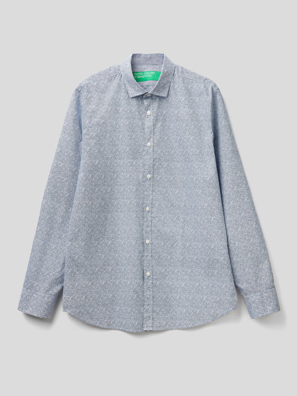 Camisa slim fit estampada image number 1