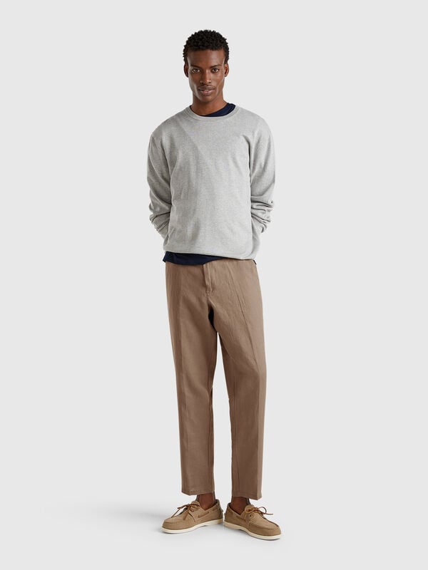 Chinos de puro lino Hombre