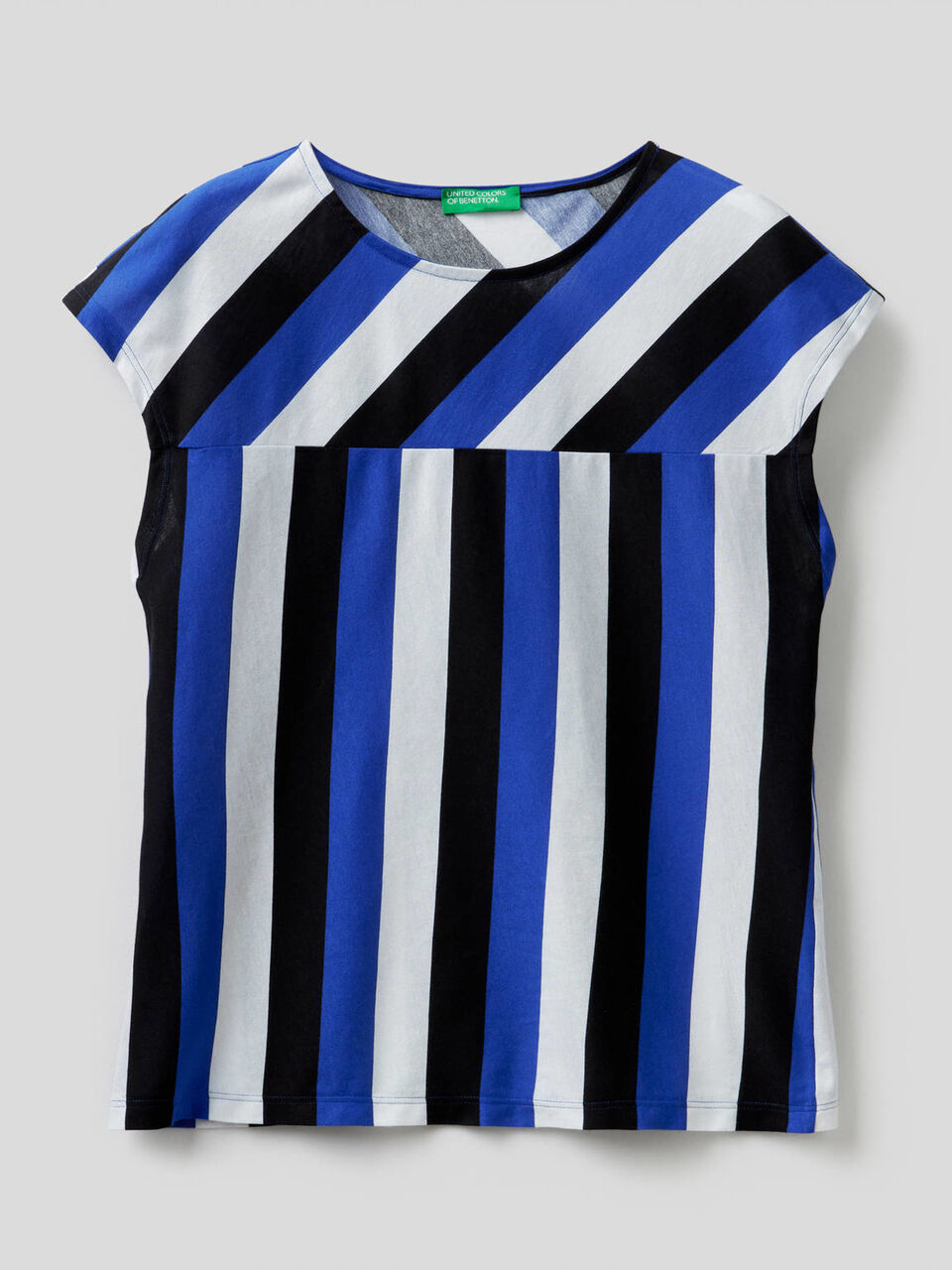 Camiseta de rayas de 100% algodón image number 1