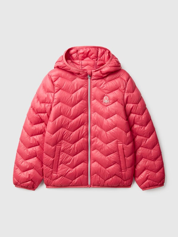 Chaqueta acolchada con capucha Niña