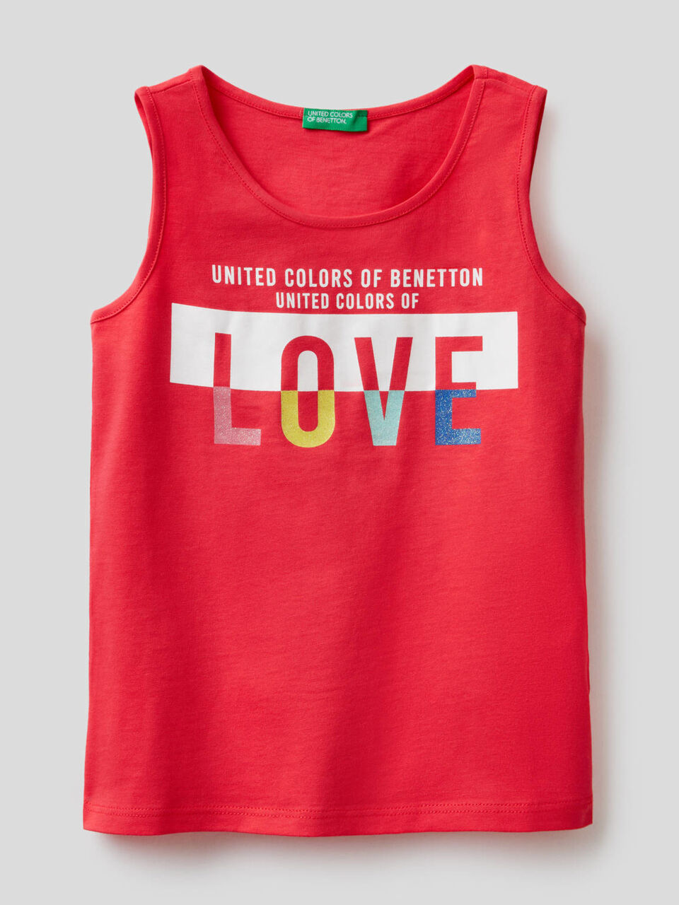 Camiseta con estampado de glitter image number 1