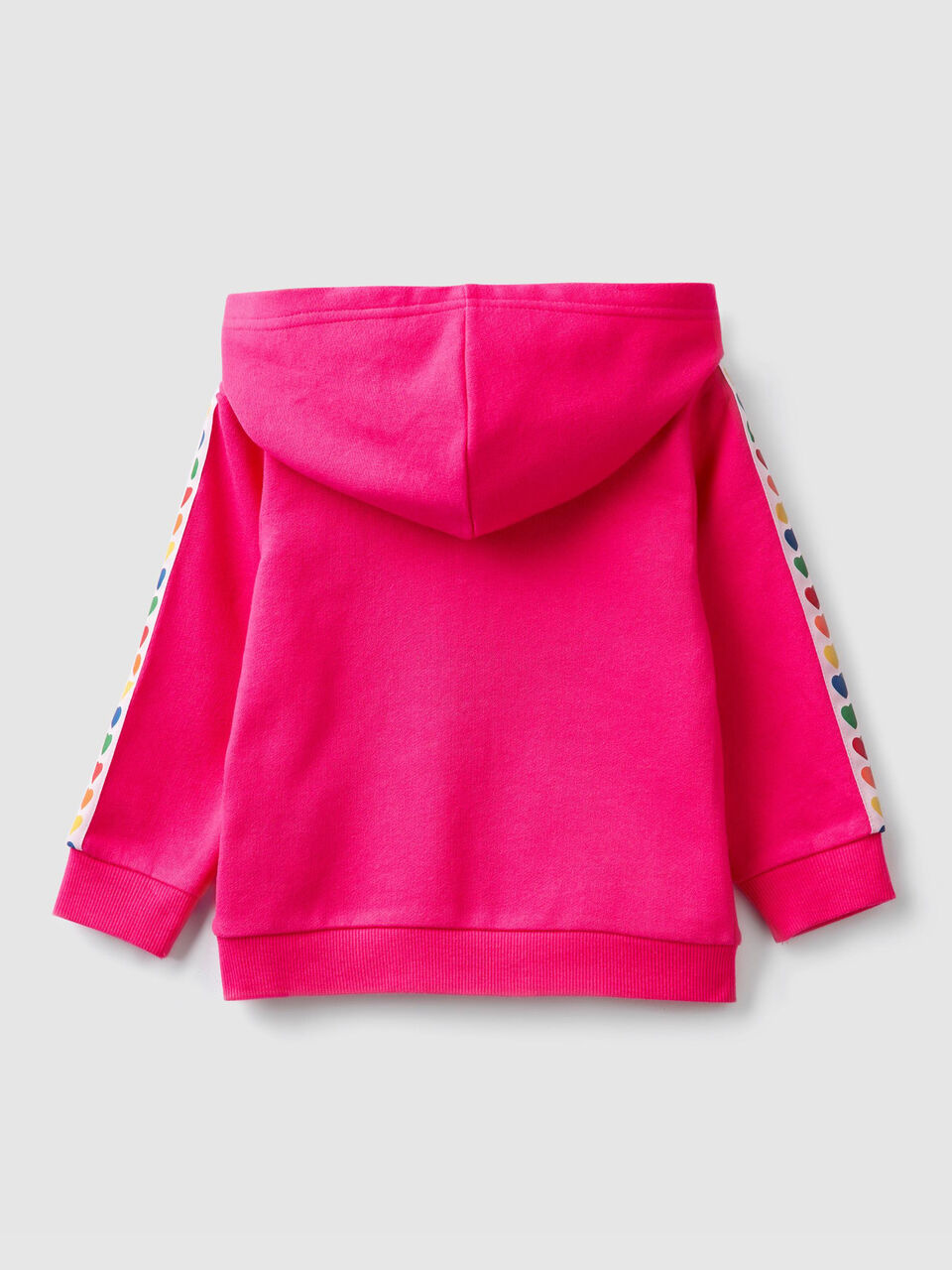 Sudadera con corazones y bordados image number 2