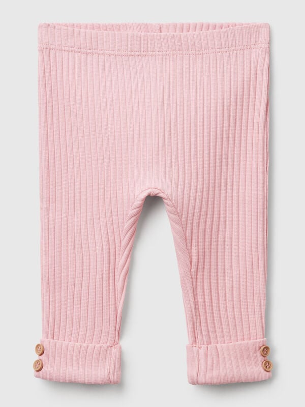 Legging de algodón elástico Recién nacidos