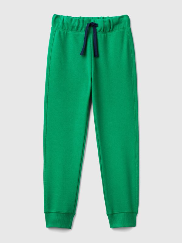 Pantalón de felpa con logotipo Niño