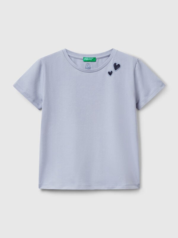 Camiseta con motivo recortado Niña