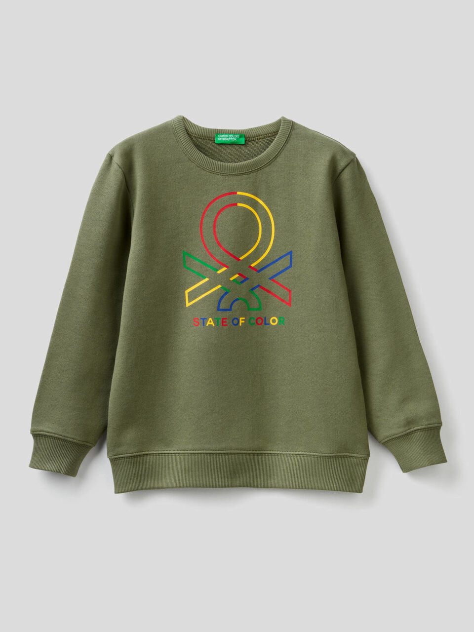 Sudadera de algodón puro con logotipo image number 1