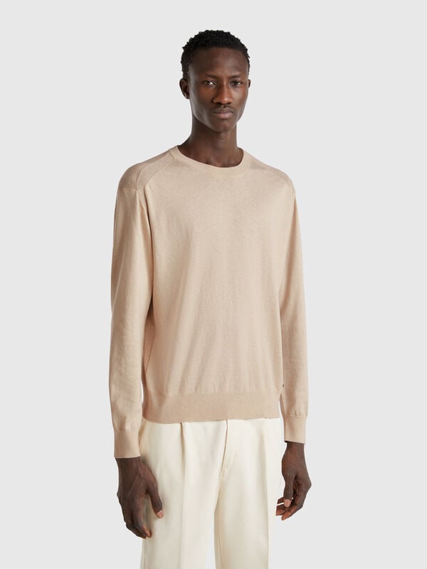 Jersey mezcla de viscosa y seda Hombre