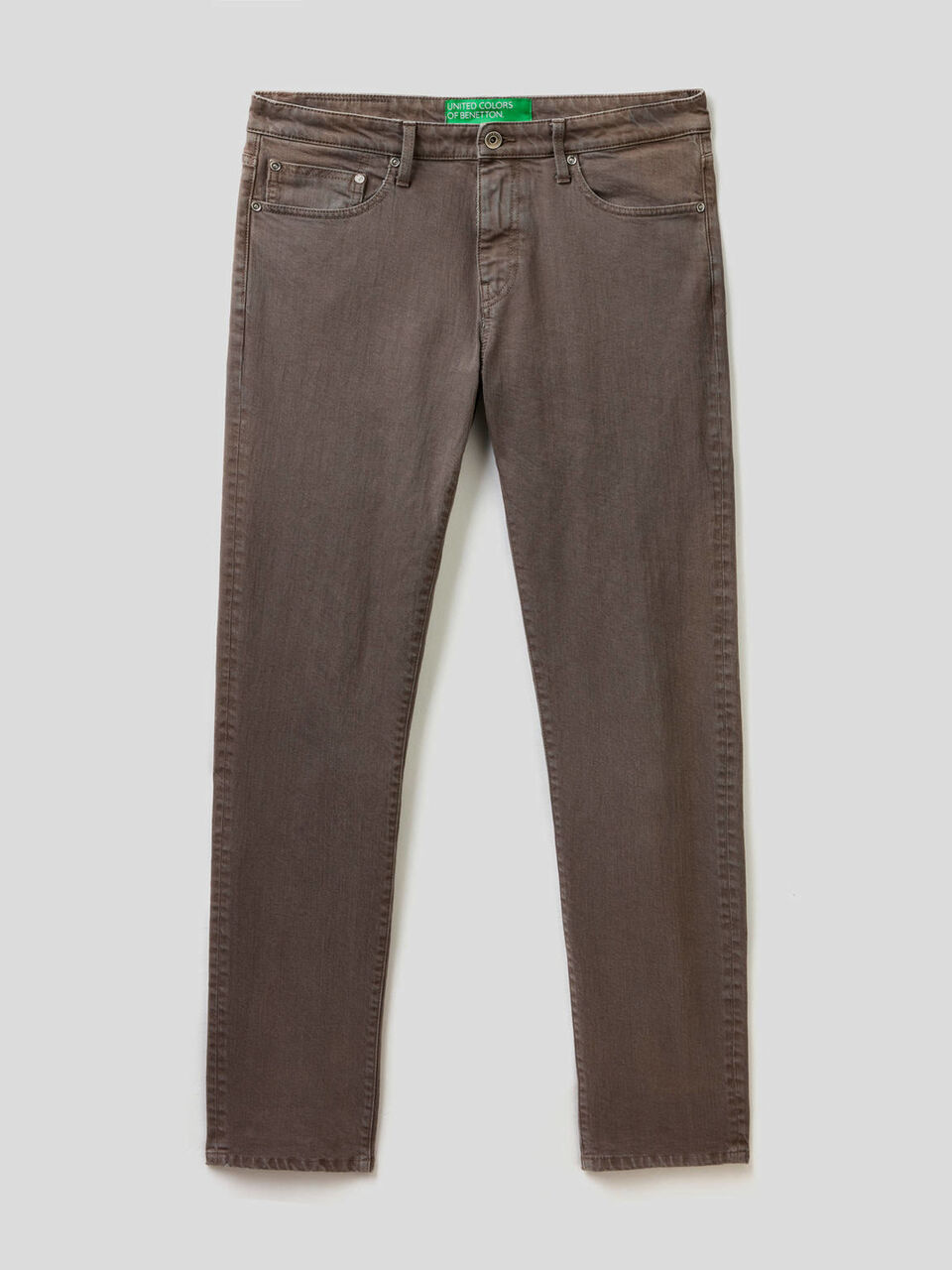 Pantalón de algodón elástico con cinco bolsillos image number 1