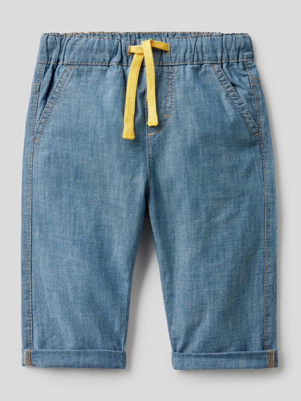 Pantalón de cambray de 100% algodón image number 1