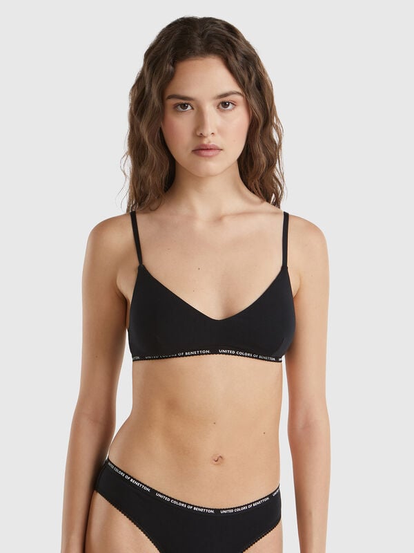 Sujetador brassiere de algodón elástico Mujer