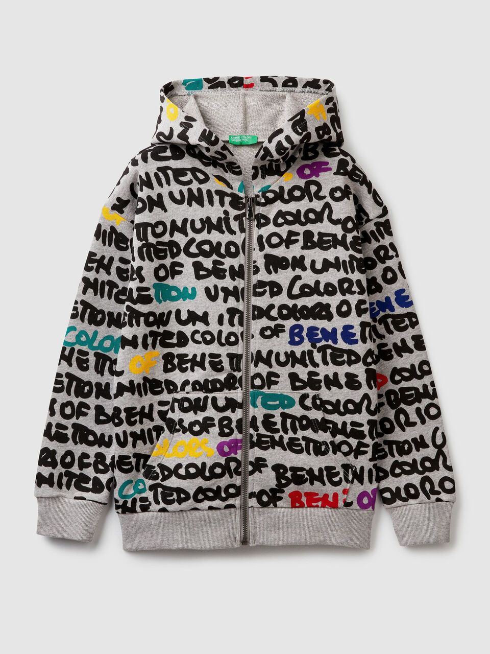 Sudadera con estampado de texto image number 1