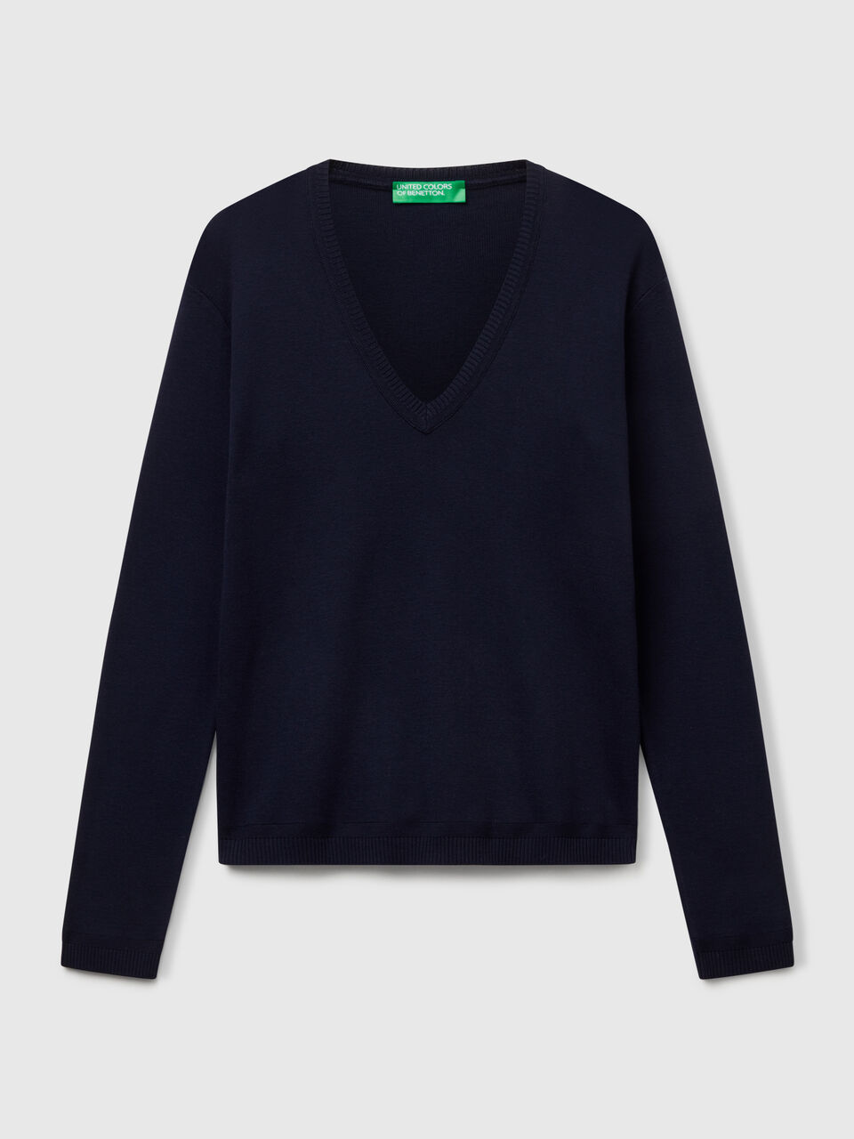 V NECK SWEATER L/S Mujer image number 1