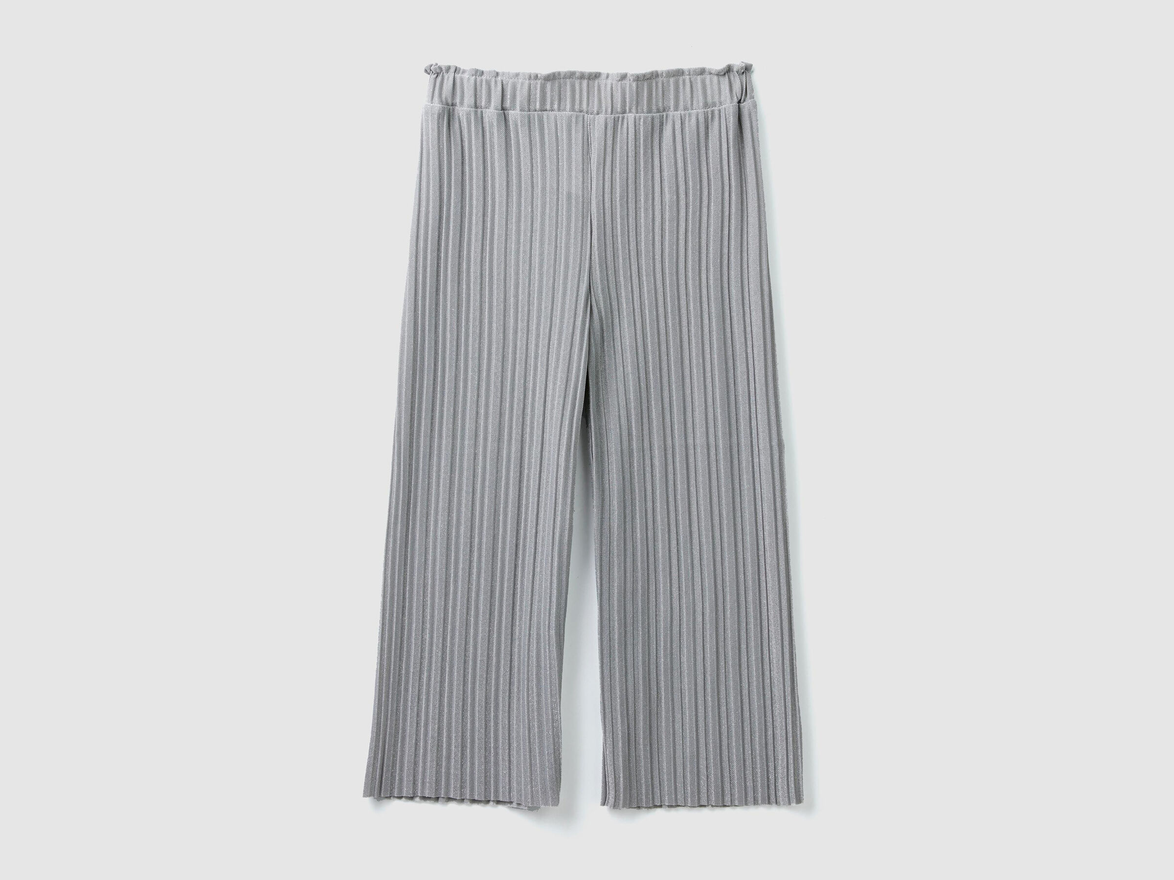 Pantalón plisado con lúrex image number null