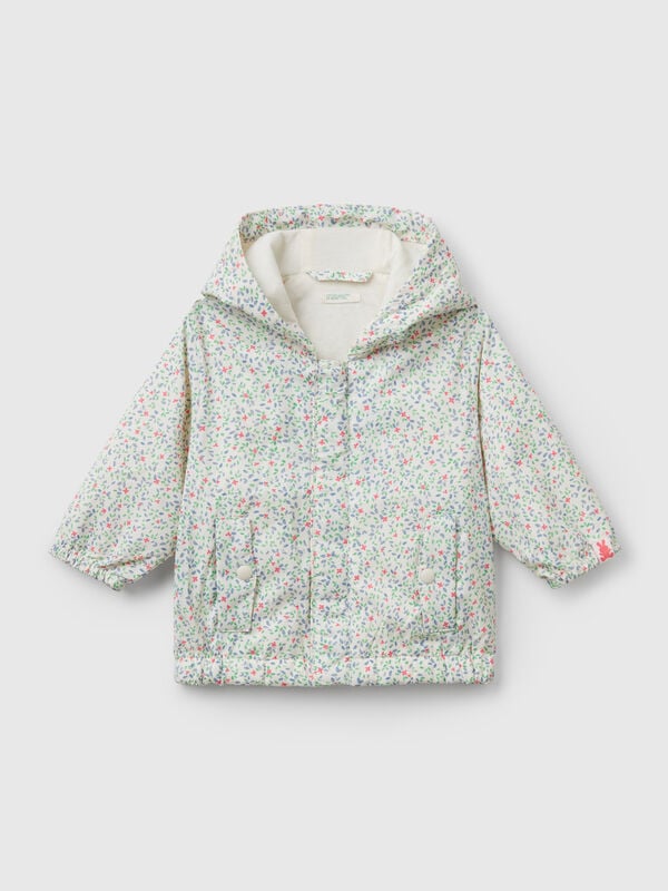 Chaqueta con estampado floral Recién nacidos