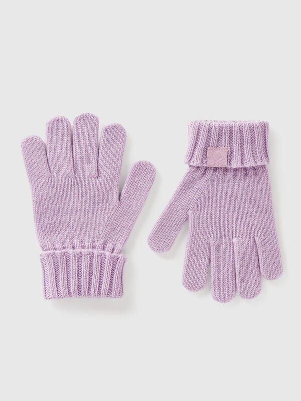 Guantes de mezcla de lana y viscosa Niño
