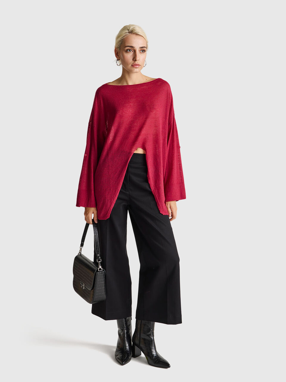 BOAT-NECK SWEAT.L/S Mujer image number null