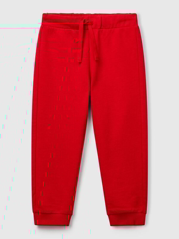 Pantalones de algodón con logo Niño