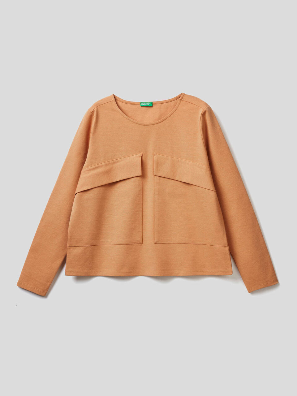 Sudadera boxy con maxibolsillos image number 1