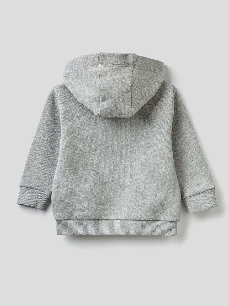 Sudadera de 100% algodón con cremallera y capucha image number 2