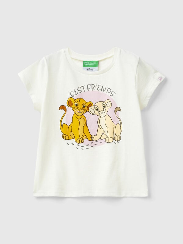 Camiseta blanco crema ©Disney El Rey León Niña