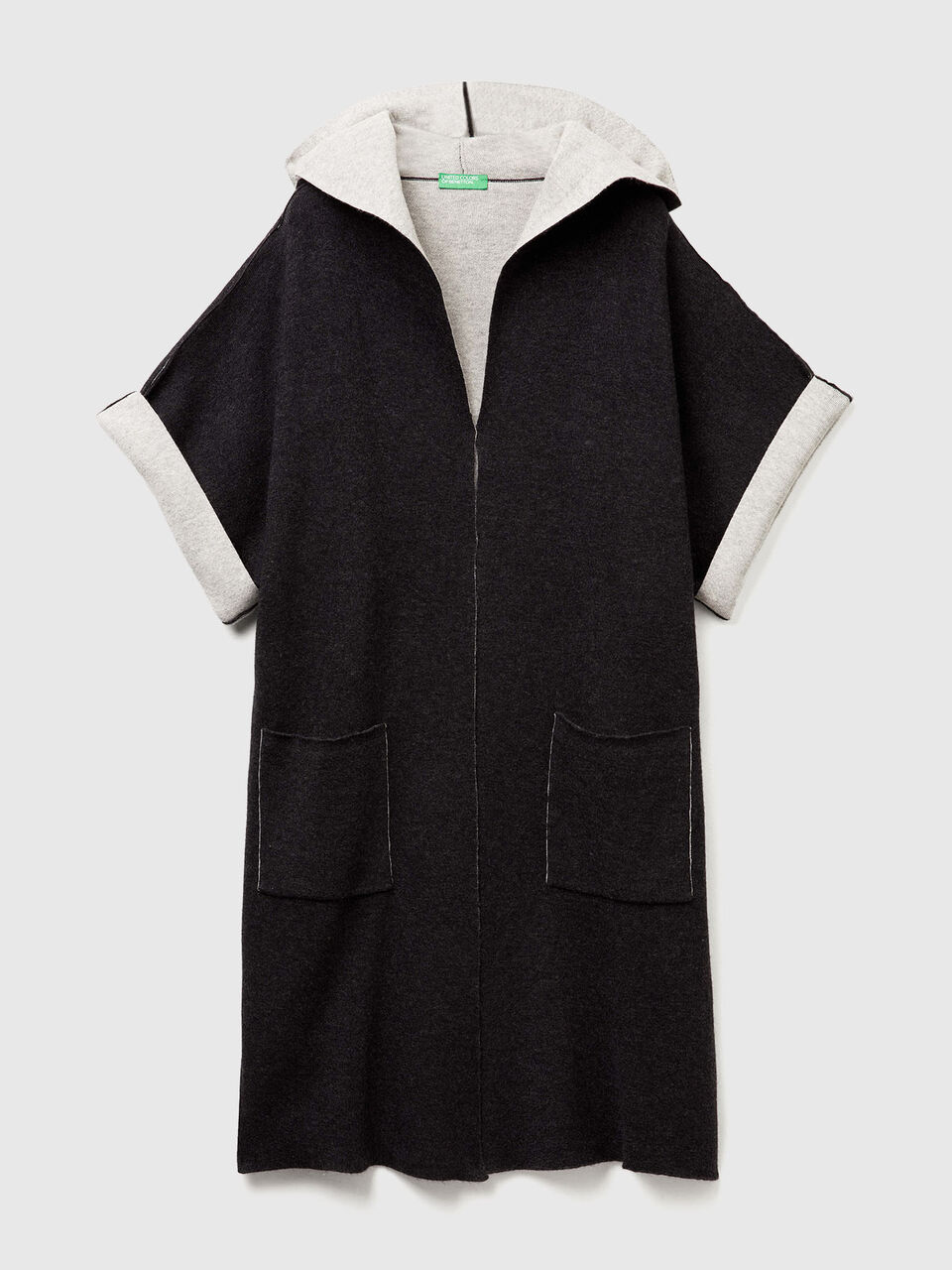 KNITTED COAT Mujer image number 1