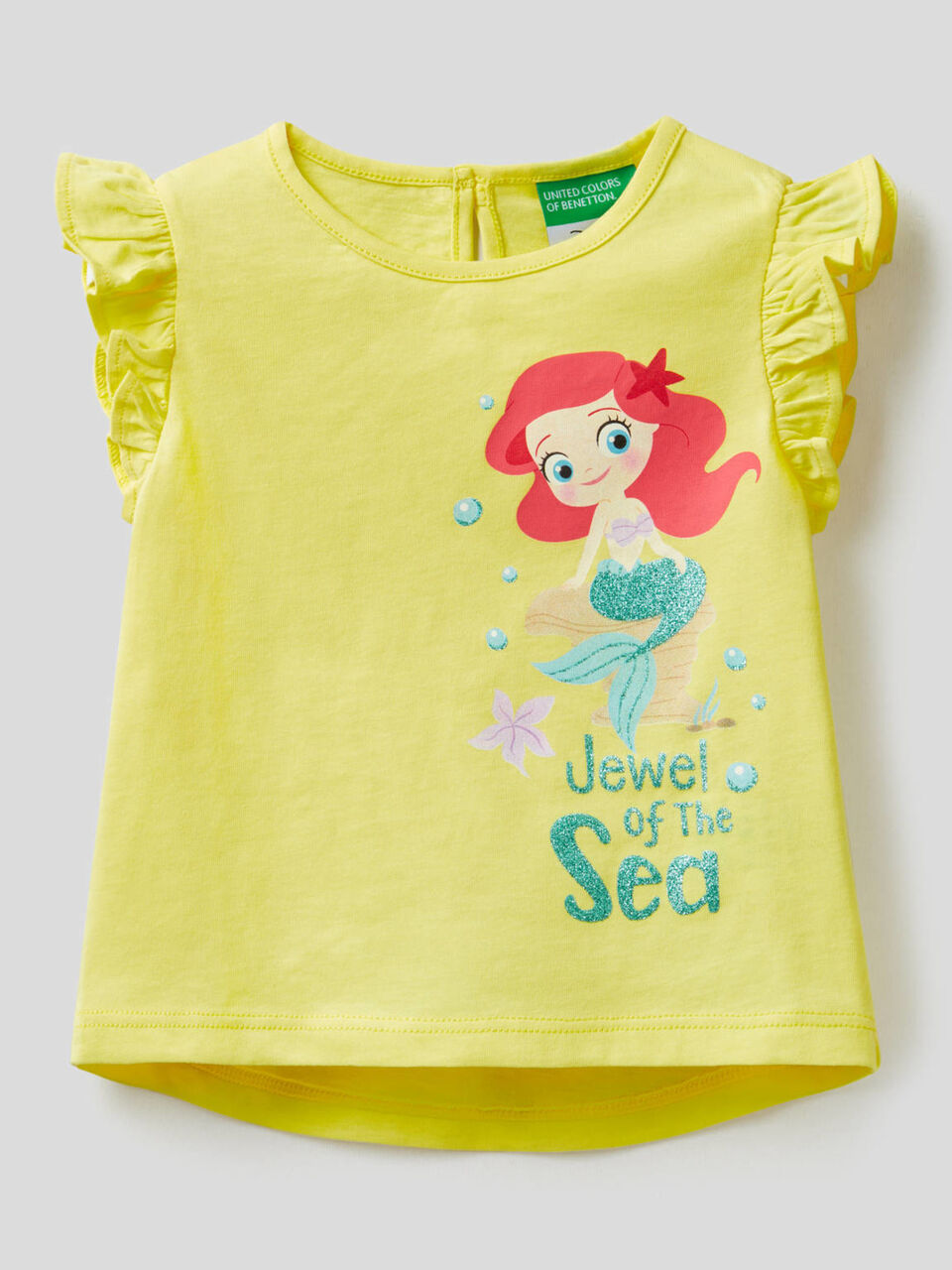 Camiseta con baby de princesa Disney image number 1
