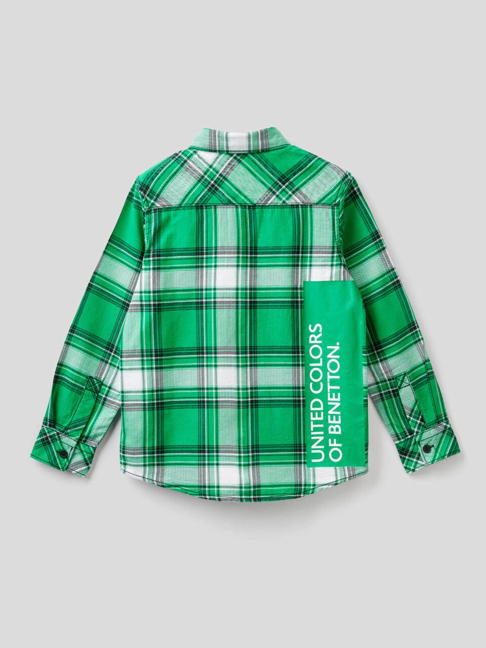 Camisa de cuadros de 100 % algodón image number 2