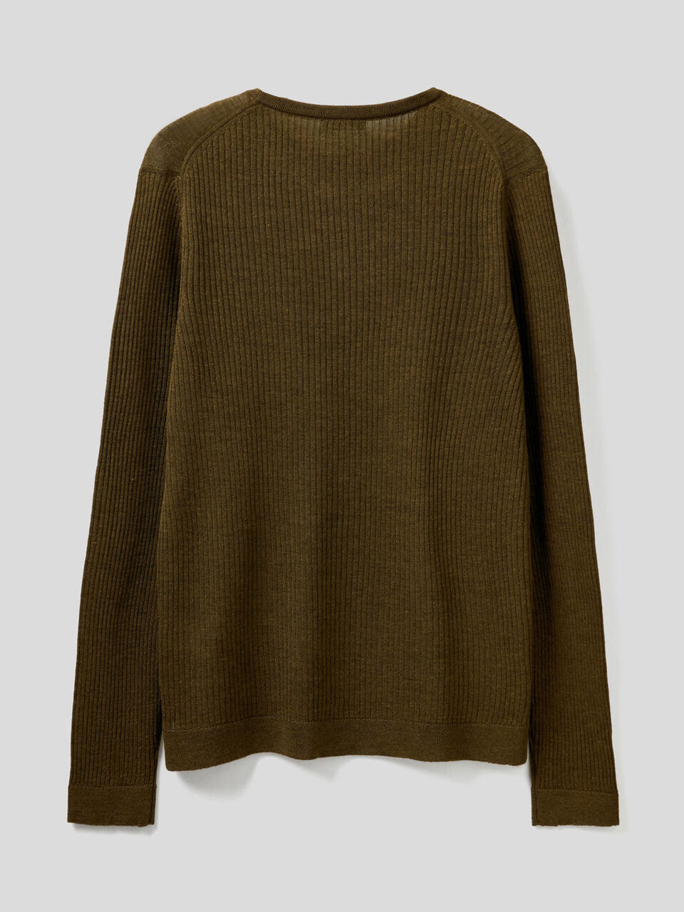 Jersey de cuello redondo acanalado image number 2