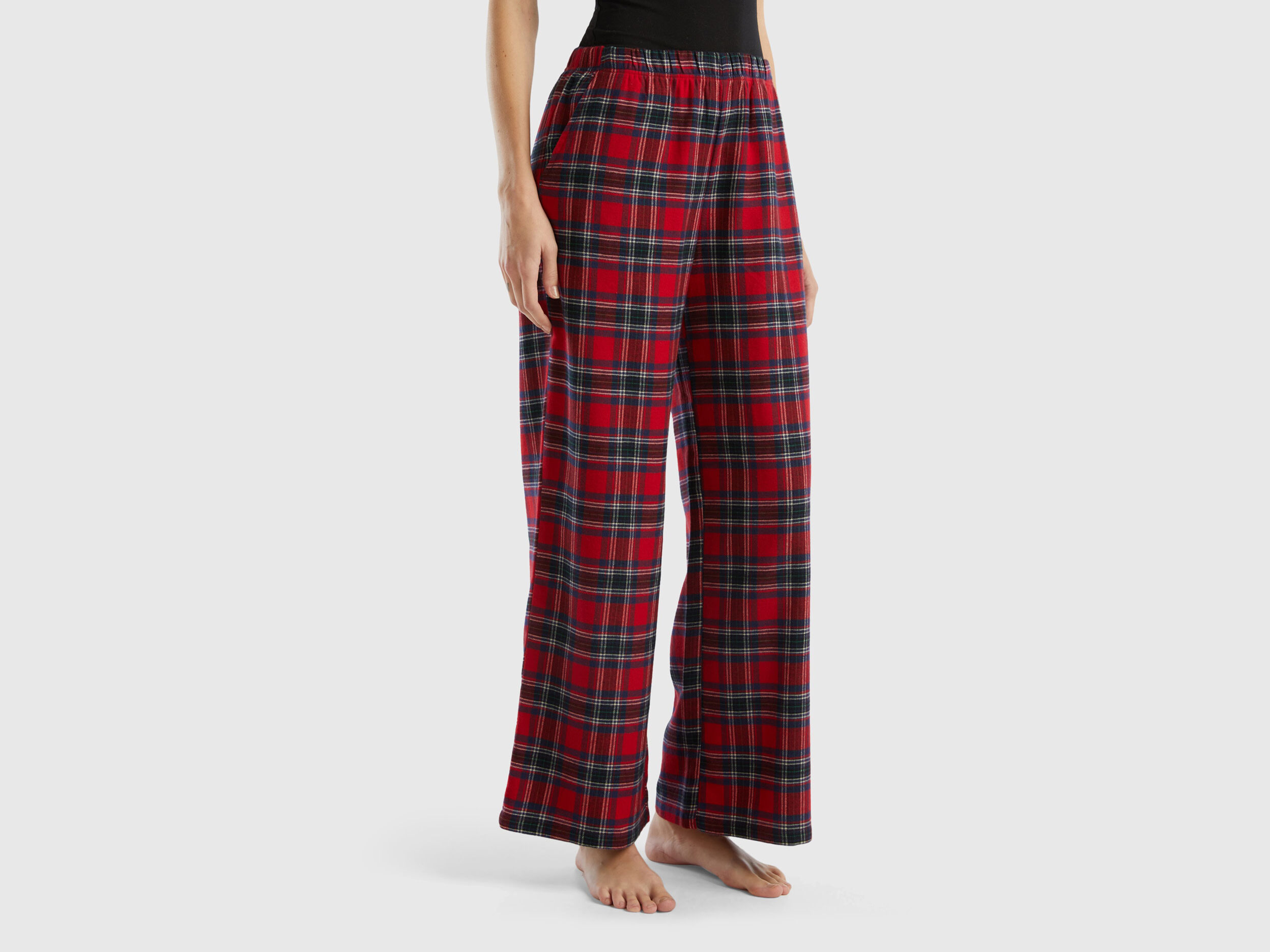 Pantalon store tartan mujer