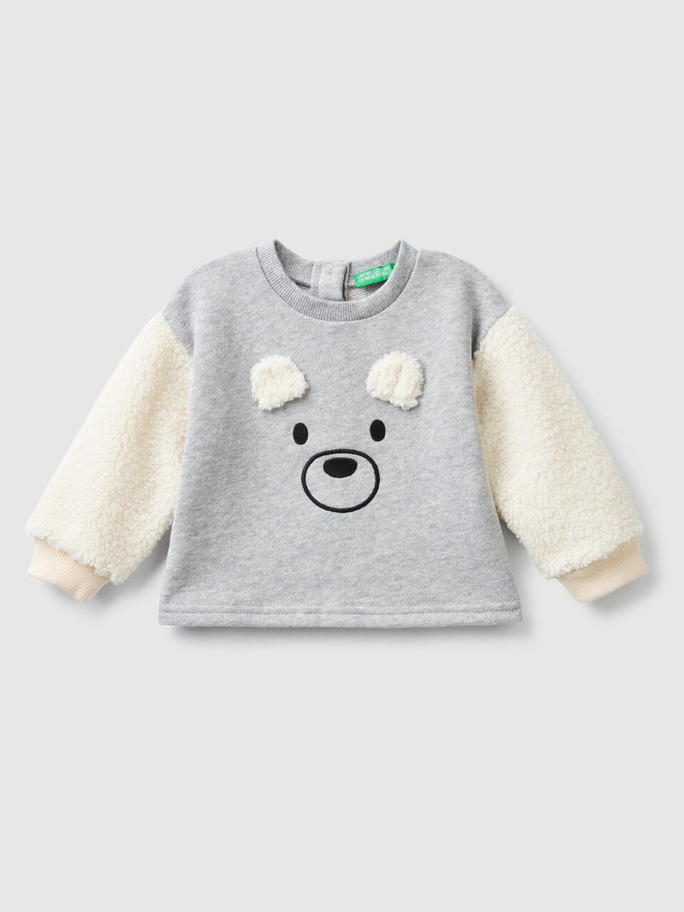 Sudadera con mangas de tejido polar image number 1
