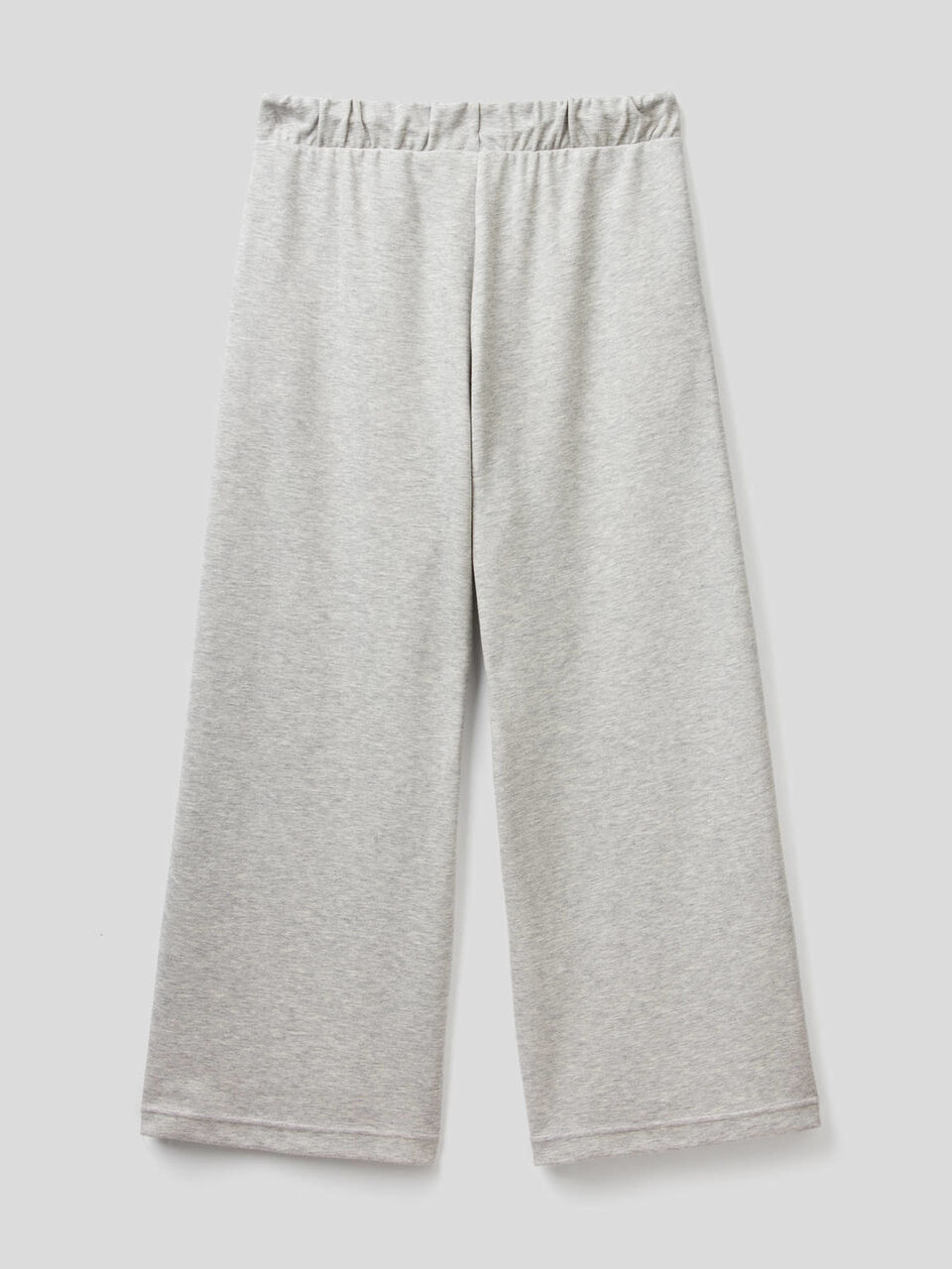 Pantalón cropped liso de felpa image number 2