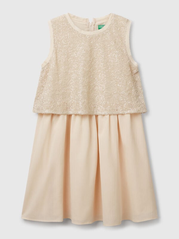 Vestido con lentejuelas Niña