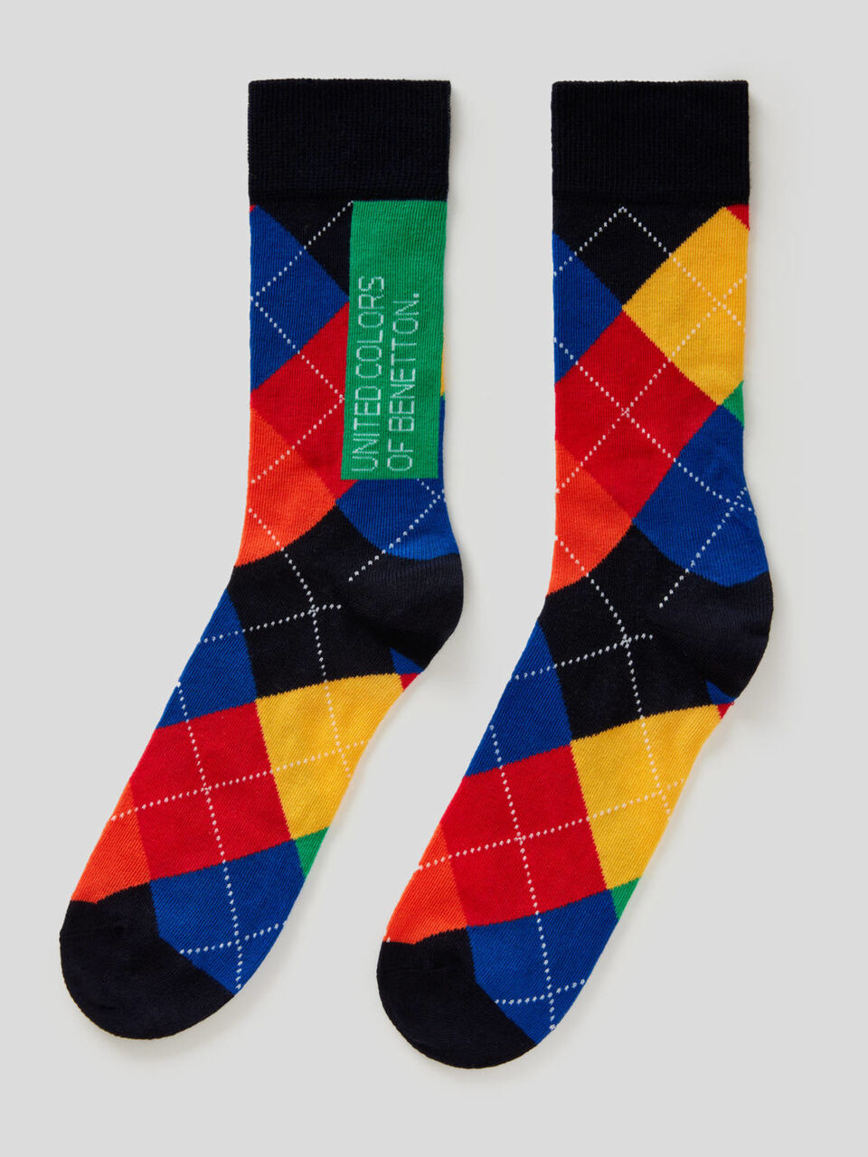 Calcetines estampados de algodón orgánico mixto image number 2