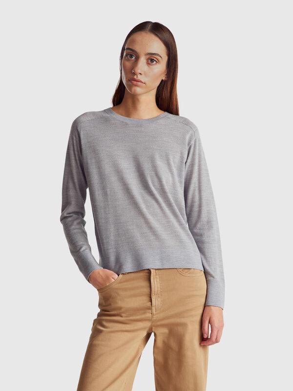 Suéter de pura lana merino Suéter de pura lana merino Mujer