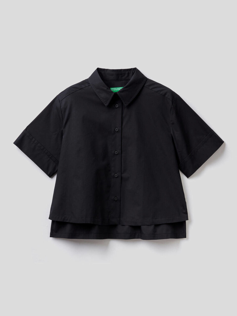 Camisa boxy de 100% algodón image number 1
