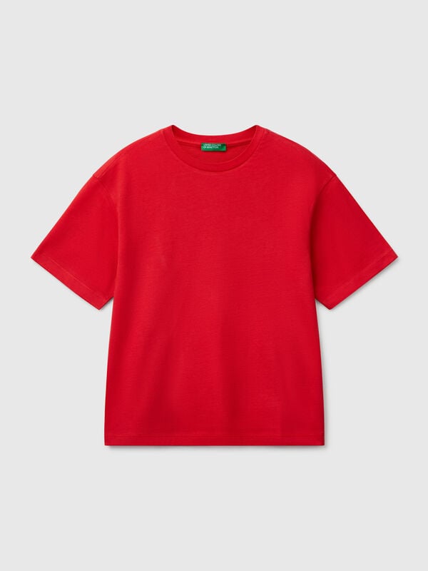 Camiseta de manga corta de algodón  Niño