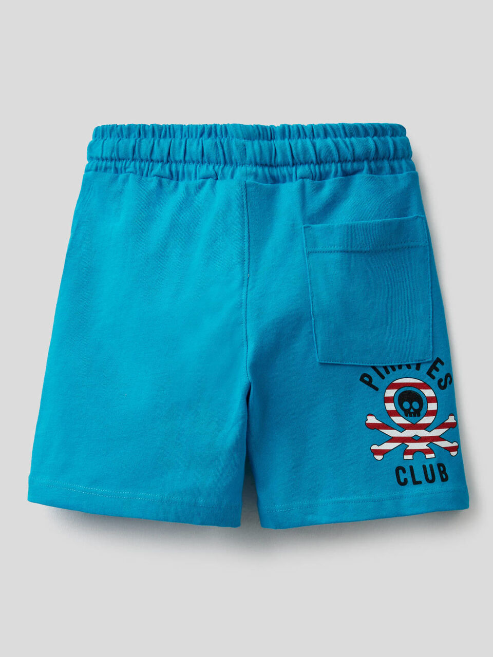 Pantalón corto liso de 100% algodón image number 2