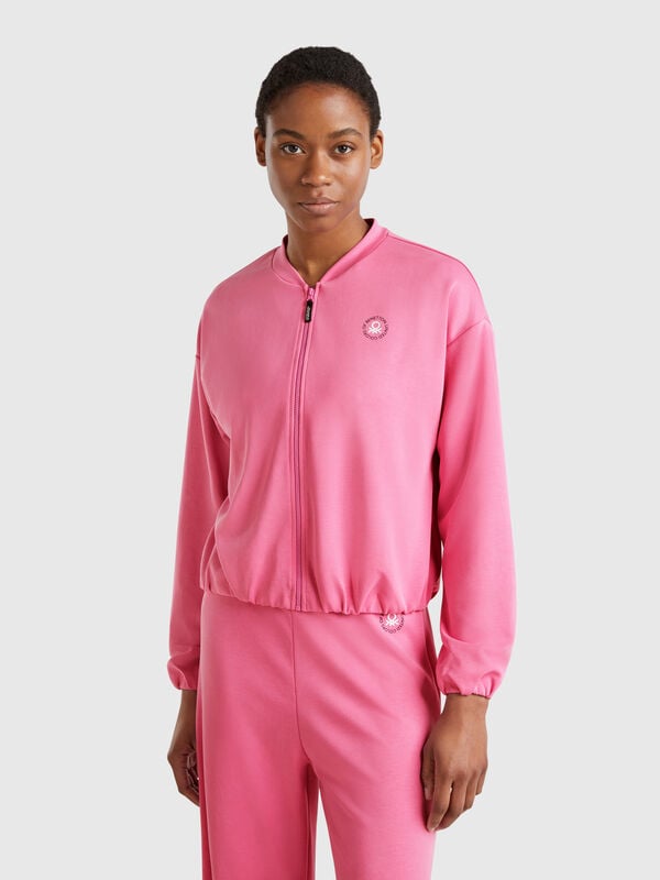 Sudadera con cremallera MODAL® Mujer