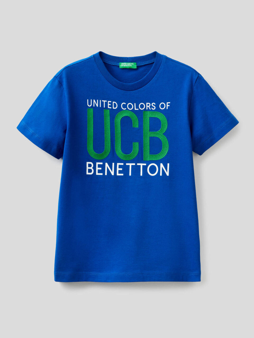 Camiseta de 100 % algodón con logotipo bordado image number 1