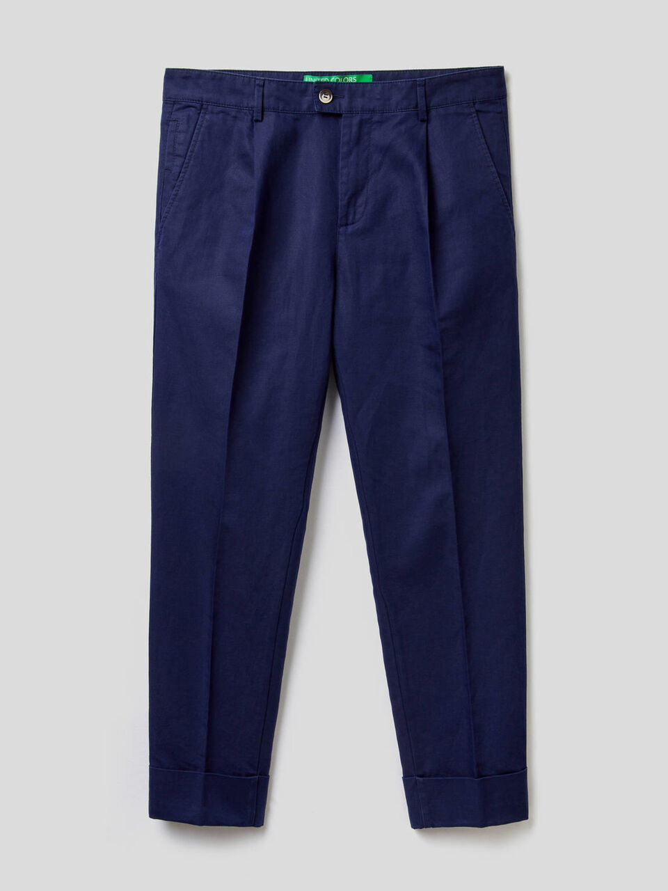 Pantalón de lino mixto image number 1