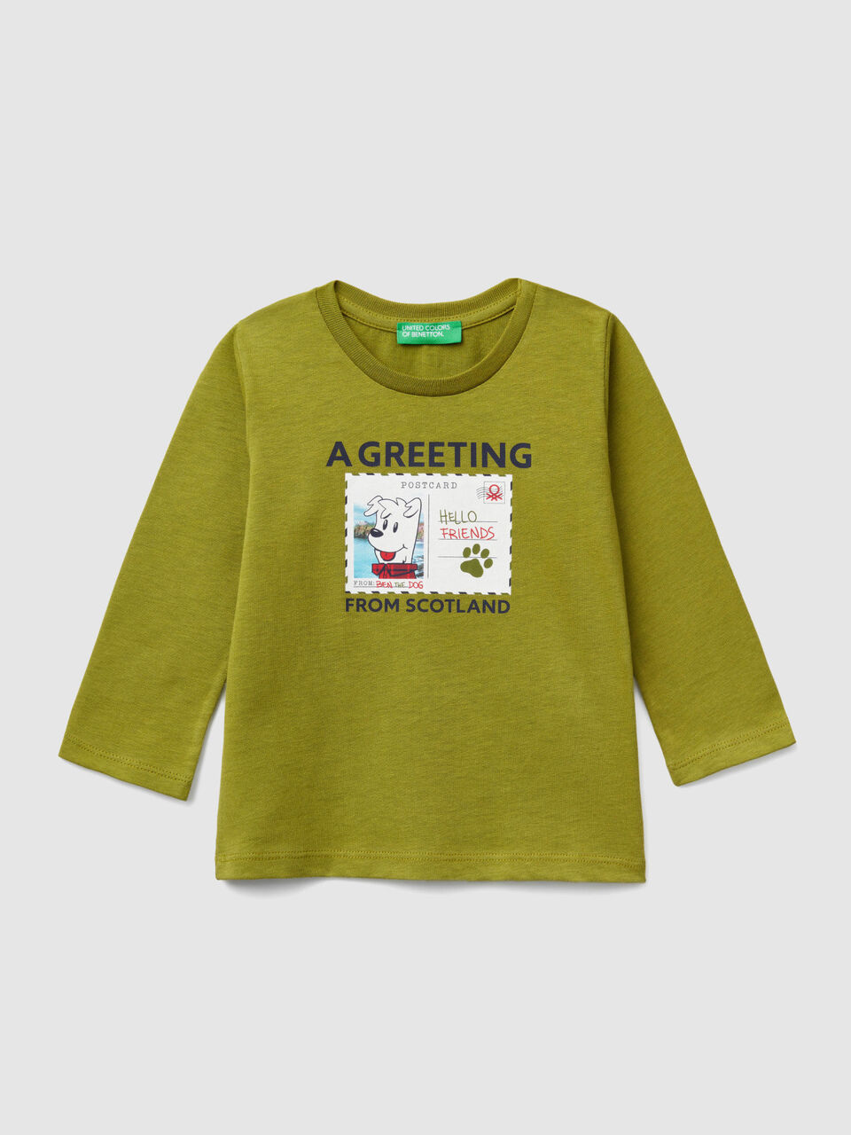 Camiseta con estampado de postal image number 1