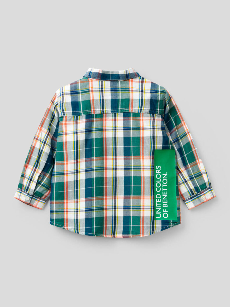 Camisa de cuadros de 100 % algodón image number 2