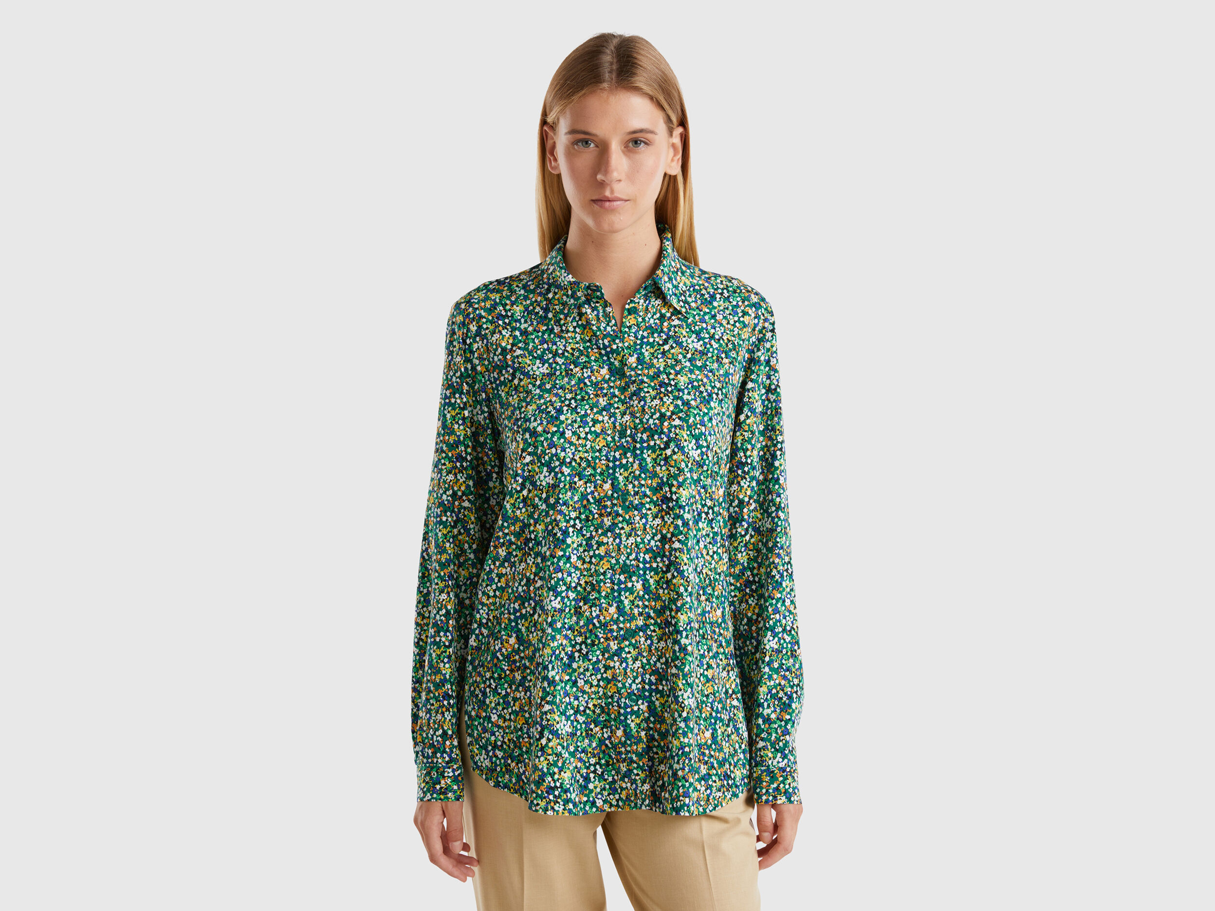 Camisas Mujer y Blusas Mid Season Sale Coleccion Benetton