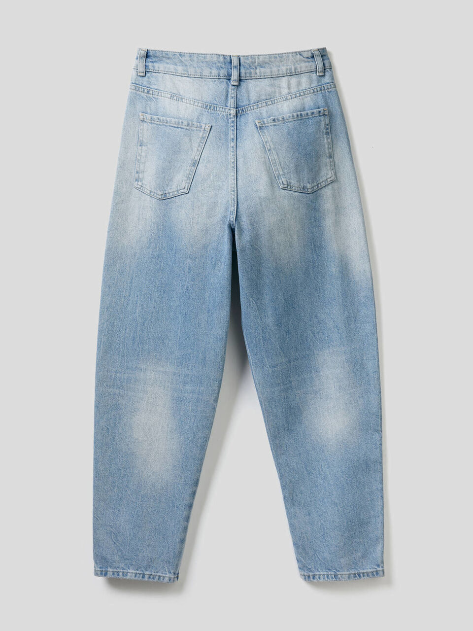 Vaqueros carrot fit en denim de 100 % algodón image number 2