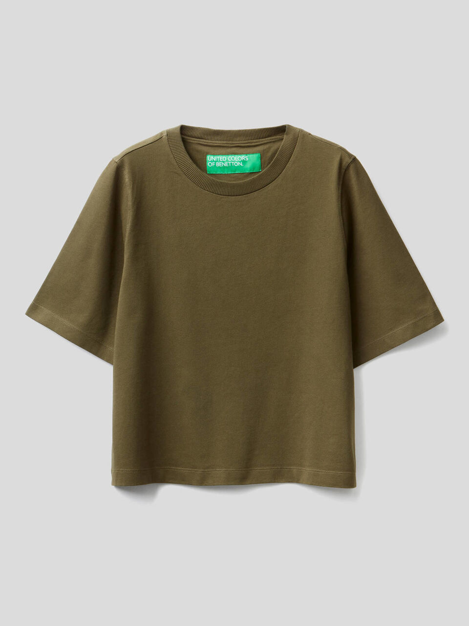 Camiseta boxy fit de 100 % algodón image number 1