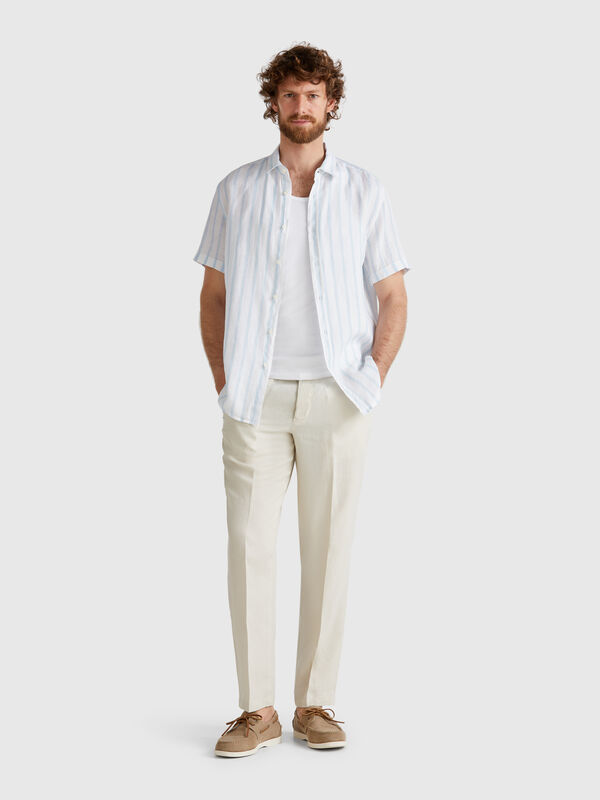 Chinos de puro lino Hombre