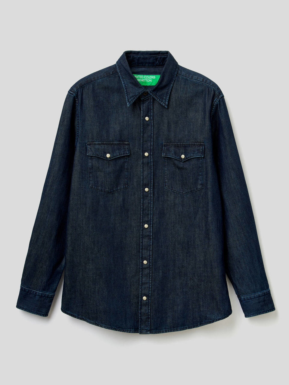 Camisa en denim de 100% algodón image number 1