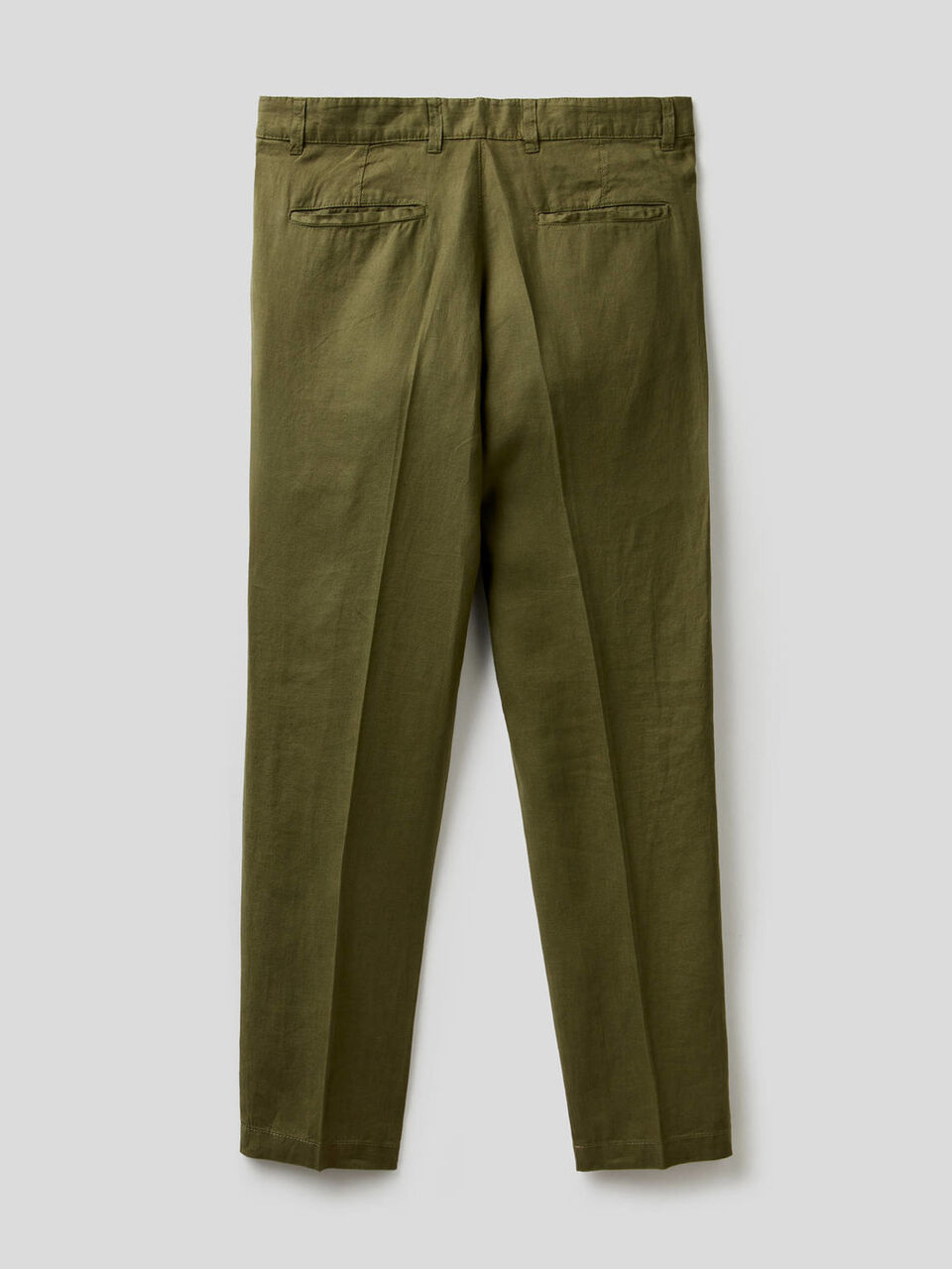 Pantalones chinos de puro lino image number null