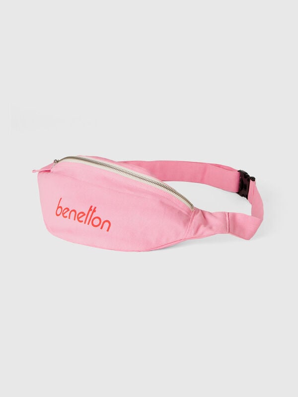 Riñonera rosa de 100 % algodón